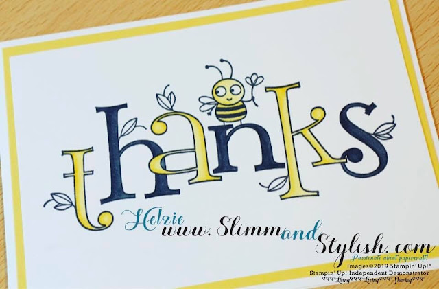 Bee thankful Stampin Up