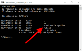 Username chungo en Windows