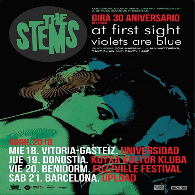 THE STEMS!!! - Gira 30 aniversario 'At first sight violets are blue' 1