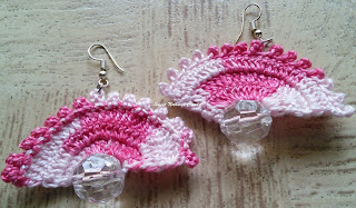 free crochet pattern, free crochet ear ring pattern, free crochet jewelry pattern, Shyama Nivas, sweetnothingscrochet, blogaday, spread smiles,  free crochet hoop ear ring pattern, interesting jewelry patterns, lace work, lace patterns,Anchor pearl cotton,
