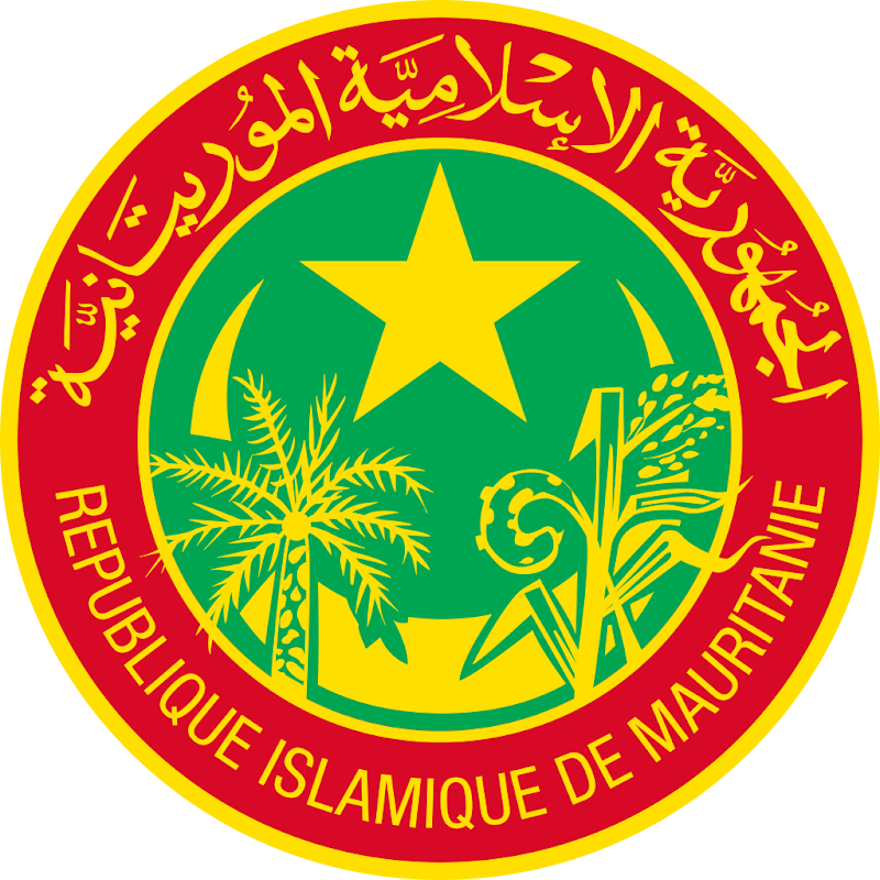 Logo Gambar Lambang Simbol Negara Mauritania PNG JPG ukuran 800 px