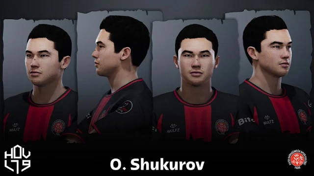 Otabek Shukurov Face For eFootball PES 2021