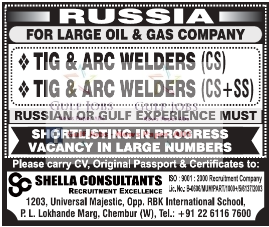 Large Oil & Gas company jobs for Russia