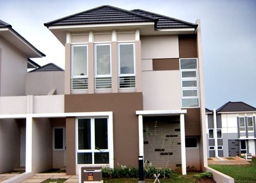 Contoh rumah minimalis 2 lantai