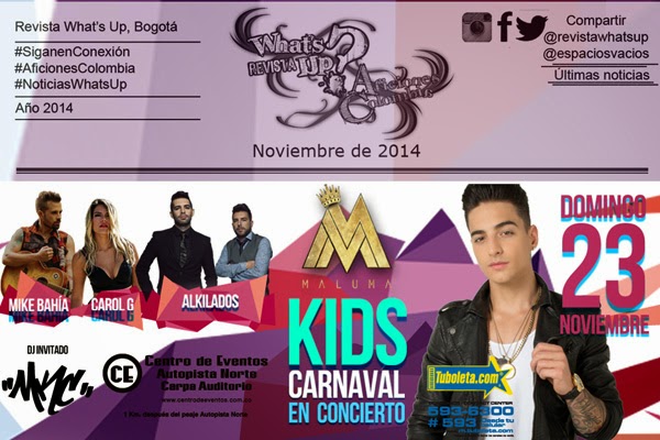 MALUMA  KIDS CARNAVAL EN CONCIERTO