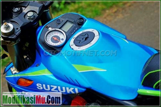 Modifikasi Suzuki Satria FU 150 ala Moto GP Sederhana Tapi 