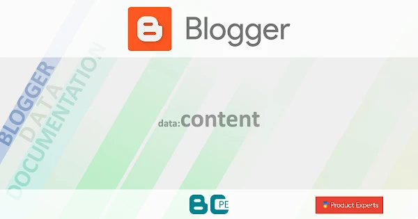 Blogger - Gadgets HTML et Text - data:content