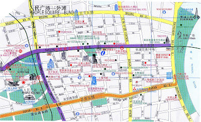 Shanghai Map Nanjing Road