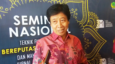 Prof Usman Suherman : Dosen Tidak Paham Membuat Jurnal Dimanfaatkan Pebisnis Plagiat