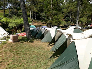 sewa tenda camping di camp mawar ungaran