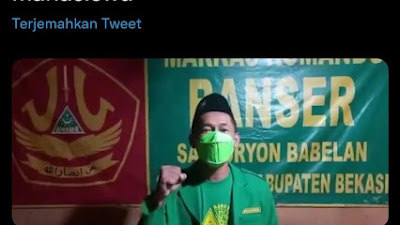 SEREM... Demi 'NKRI Harga Mati' GP Ansor Menentang Demo Mahasiswa 11 April