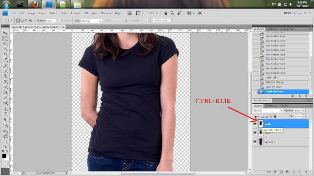 Tutorial Membuat Mockup Tshirt