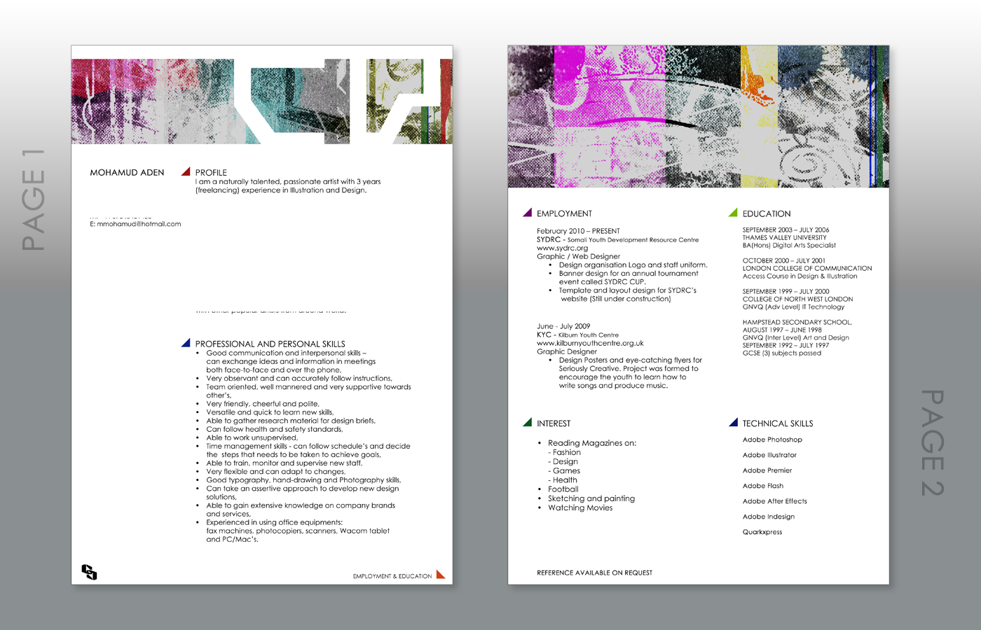 Desain CV Kreatif: Curriculum Vitae Gratis dari DeviantArt 