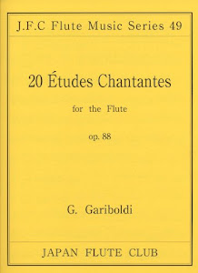 ガリボルディ/20の練習曲 OP.88 (for the Flute) JFC名曲シリーズ 049