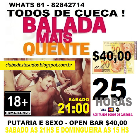 !TODOS DE CUECA! SURUBA GAY- 200 VAGAS!