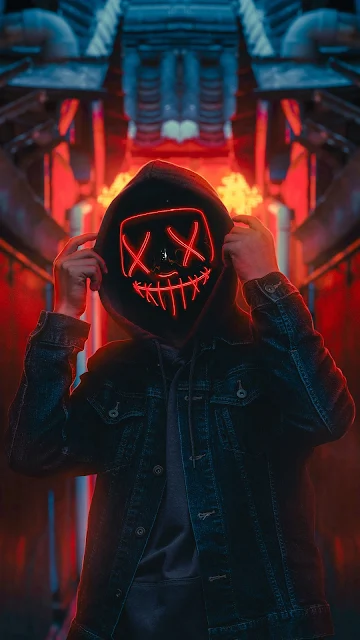 Wallpaper Mask, Anonymous, Hoodie Guy