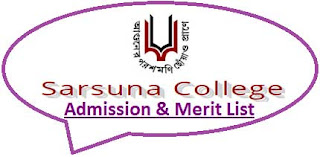 Sarsuna College Merit List