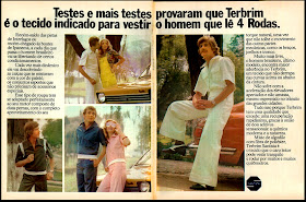 propaganda Terbrim - 1974, Moda anos 70; propaganda anos 70; história da década de 70; reclames anos 70; brazil in the 70s; Oswaldo Hernandez 