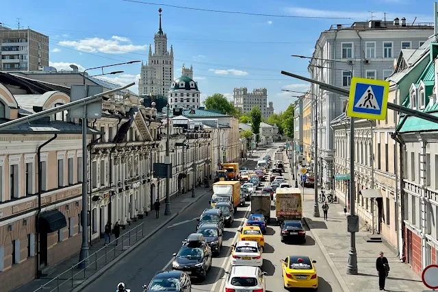 вид с Ульяновской эстакады, Николоямская улица