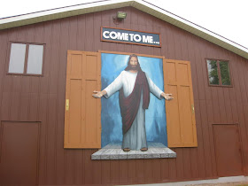 funny church, jesus sign, come to me