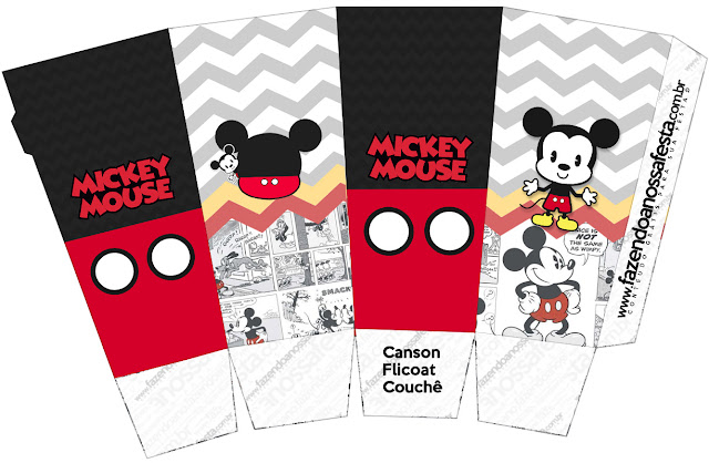 Vintage Mickey: Free Printable Boxes.