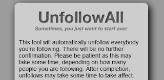 Unfollow all - Deixar seguir todos Twitter em minutos