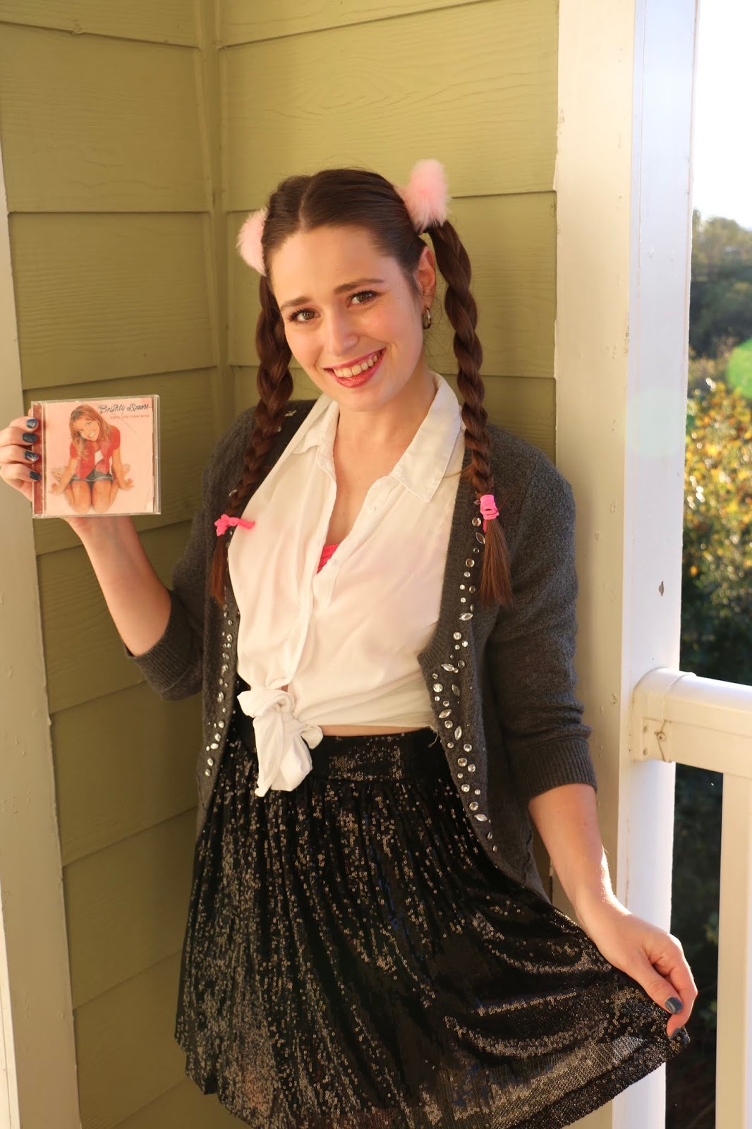 Easy Diy Halloween Costume Britney Spears Baby One More Time Southern Belle In Training Easy Diy Halloween Costume Britney Spears Baby One More Time Southern Belle In Training