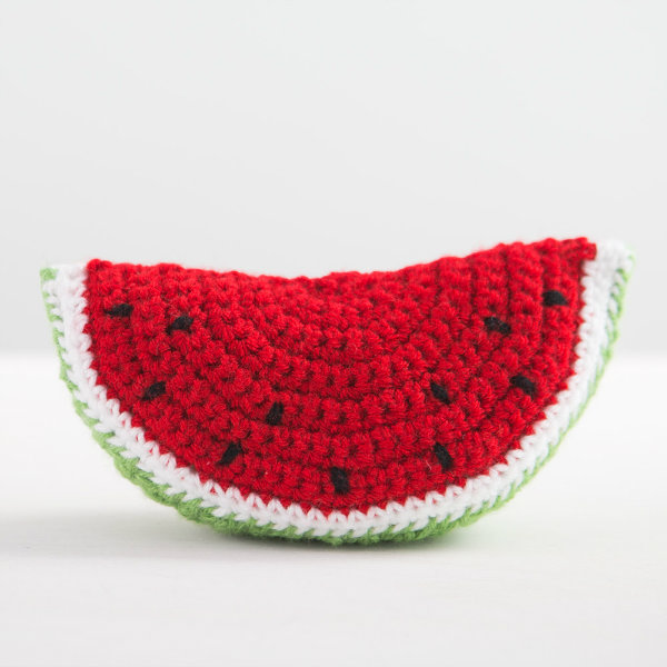 Crochet watermelon pattern