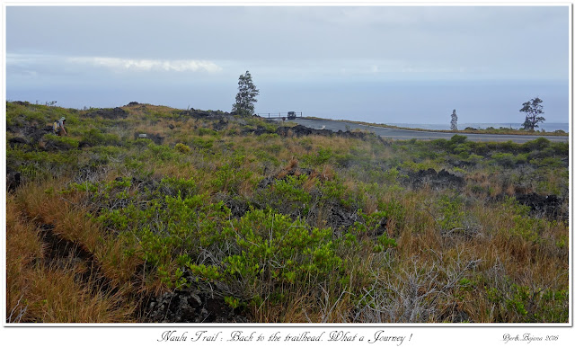 Naulu Trail: Back to the trailhead. What a Journey !