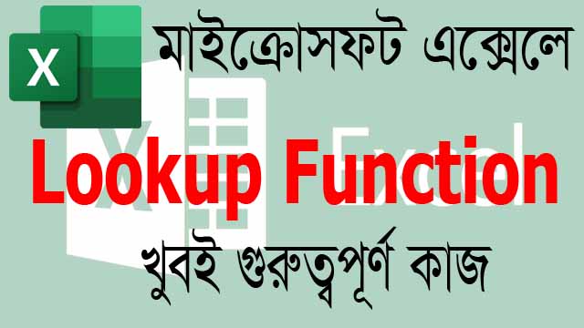 Microsoft Excel Lookup এর চমৎকার কাজ | Microsoft Excel Lookup Function