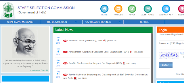 SSC Recruitment 2018