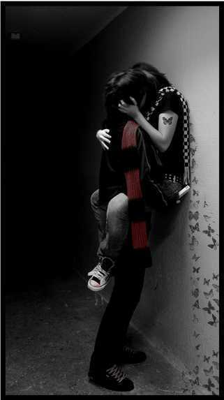 emo love couple emo love forever. emo love couple