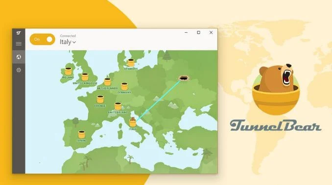 أفضل VPN آمن, تصفح الإنترنت بلا قيود, تحميل برنامج TunnelBear