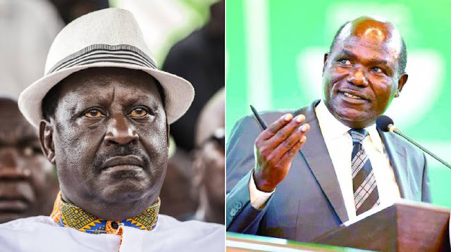 Chebukati and Raila battle