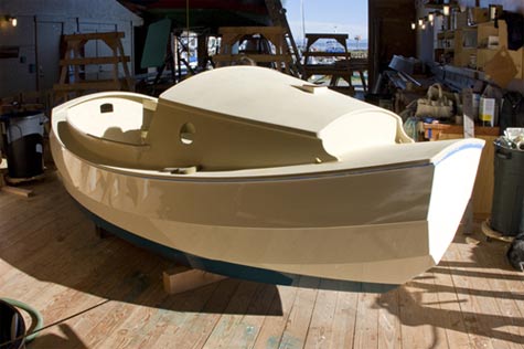 Gig Harbor Boat Works will be building a fibreglass version.(See last 