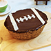 American Football Nutella No Bake Cheesecake