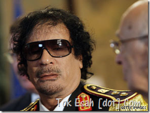 muammar gaddafi presiden libya kejam