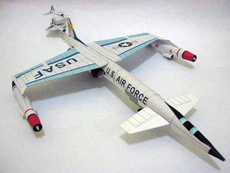 Convair XAB1 Atomic Powered Bomber Papercraft 