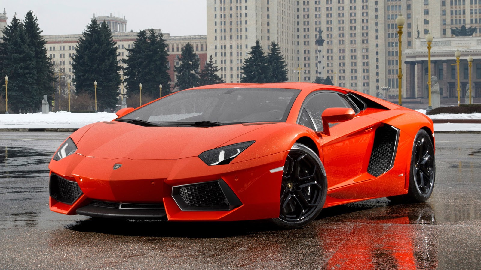  Gambar  Transportasi Gambar  Mobil  Sport Lamborghini  Aventador