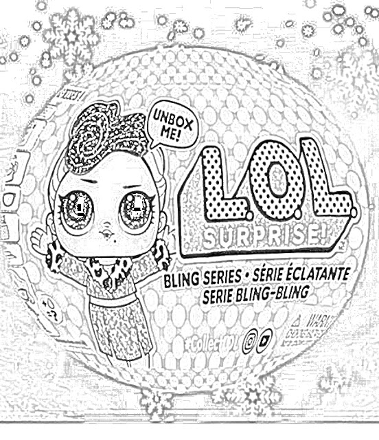 LOL Surprise! dolls coloring pages holiday.filminspector.com