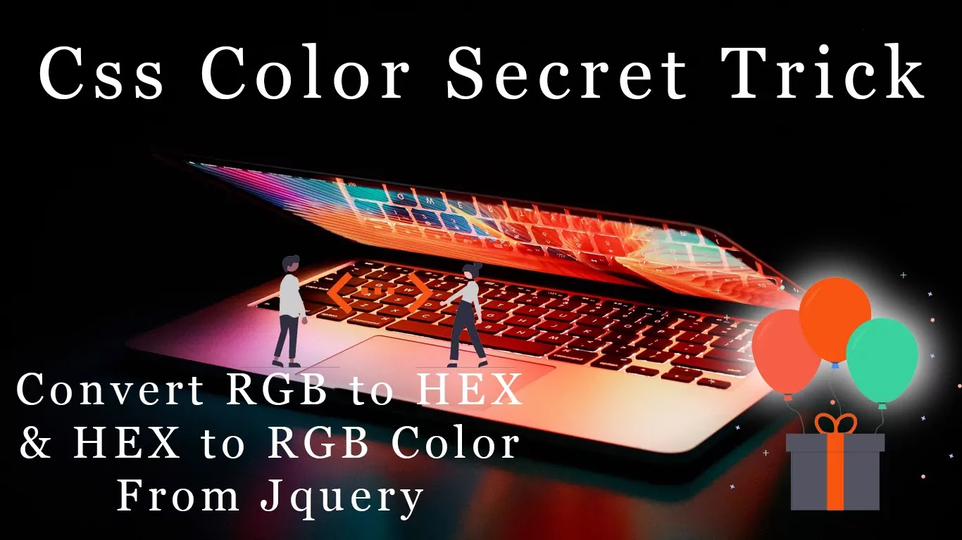 convert rgb to hex and hex to rgb color from jquery