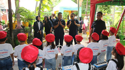 Ciptakan Nyaman Berada di Sekolah, Ketua Umum Yayasan Hang Tuah  Tinjau Pembangunan Sarpras Cabang Surabaya