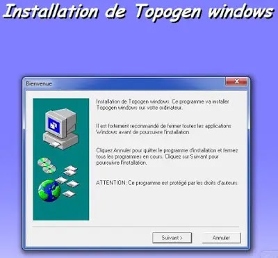 installation topogen, crack topogen, calcul topographie, logiciel topogen, installer topogen, telecharger topogen,