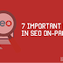 7 Important Factors in SEO On-Page Blog