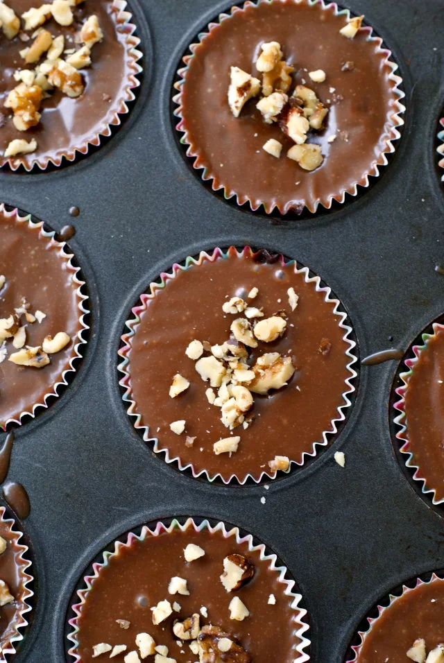 Brownie Cupcakes with Fudge Frosting are a chocolate lover's dream!  #Choctoberfest #spon