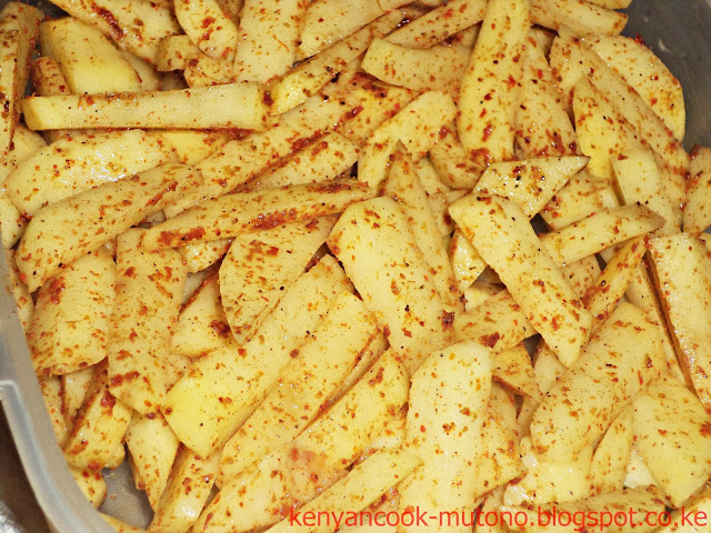 Spicy French fries