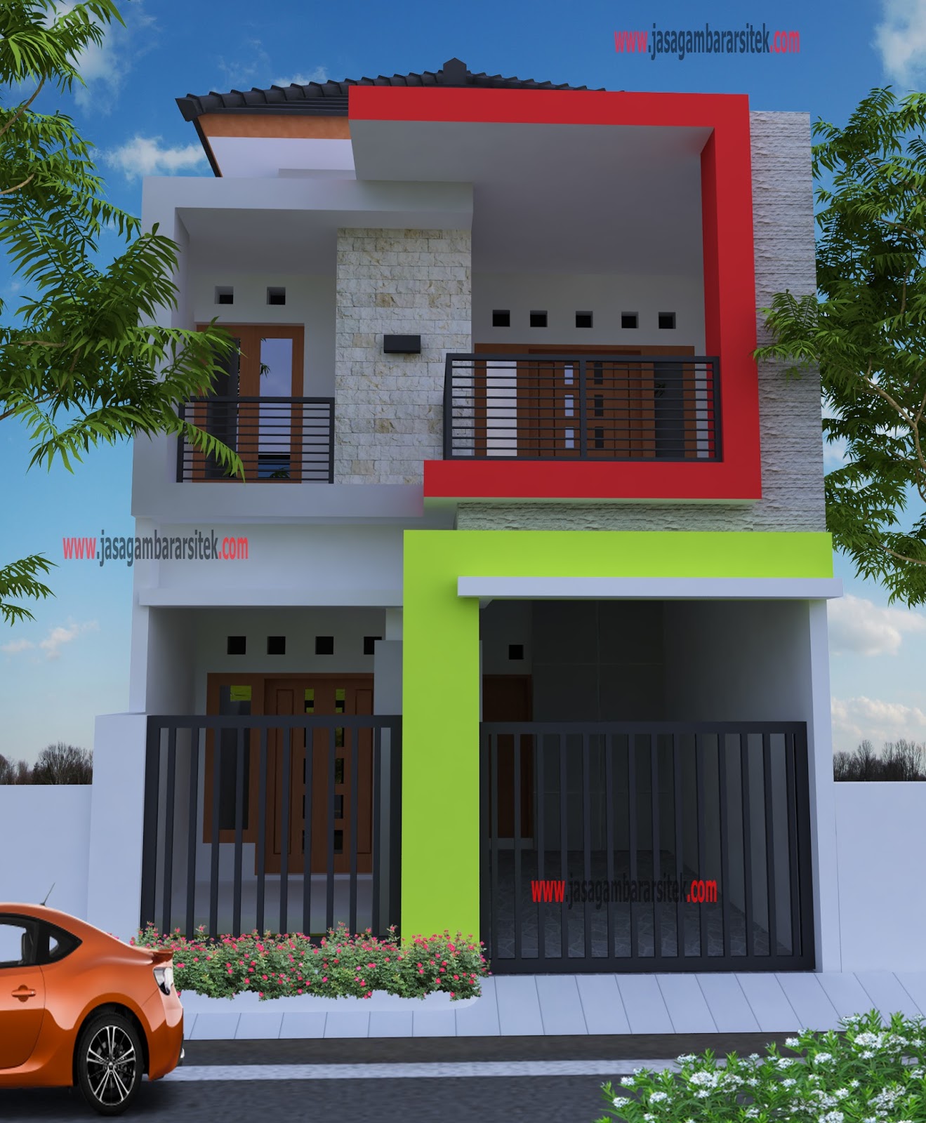 67 Desain Rumah Minimalis Dengan Mushola Desain Rumah Minimalis