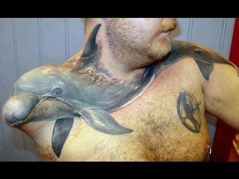 tato gila dolphin tatto crazy
