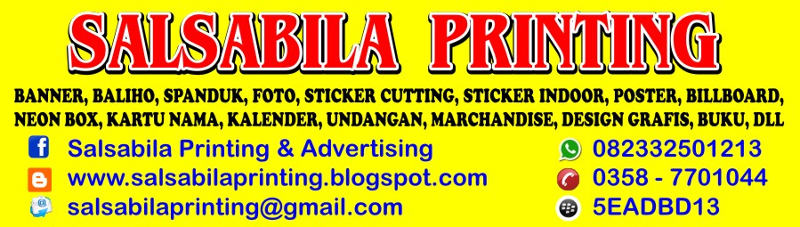 Salsabila Printing & Printing Advertising