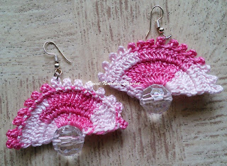 free crochet pattern, free crochet ear ring pattern, free crochet jewelry pattern, Shyama Nivas, sweetnothingscrochet, blogaday, spread smiles,  free crochet hoop ear ring pattern, interesting jewelry patterns, lace work, lace patterns,Anchor pearl cotton,